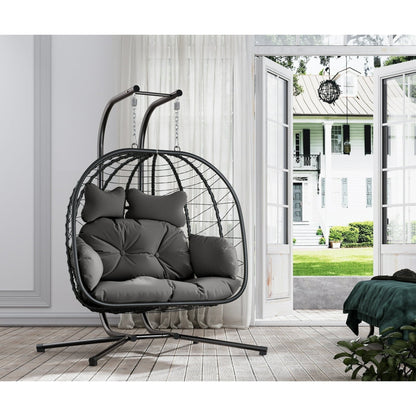 💕 Outdoor Hanging Loveseat – Space-Saving & Stylish