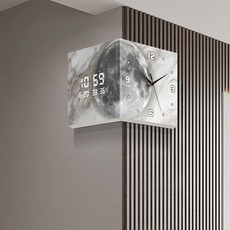 Portable Wall Corner Clock, Last Day Only! 🛒🔥