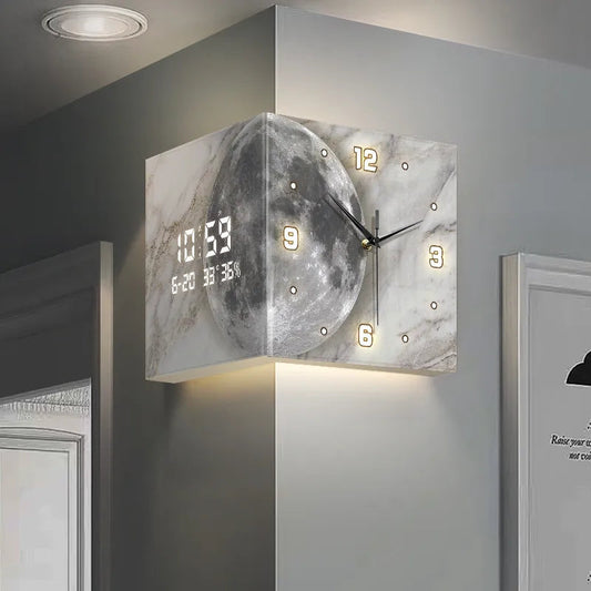 Portable Wall Corner Clock, Last Day Only! 🛒🔥
